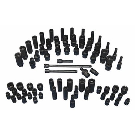 ATD TOOLS ATD Tools ATD-2271 71 Pc. 0.25 In. Drive Sae And Metric Impact Socket Set ATD-2271